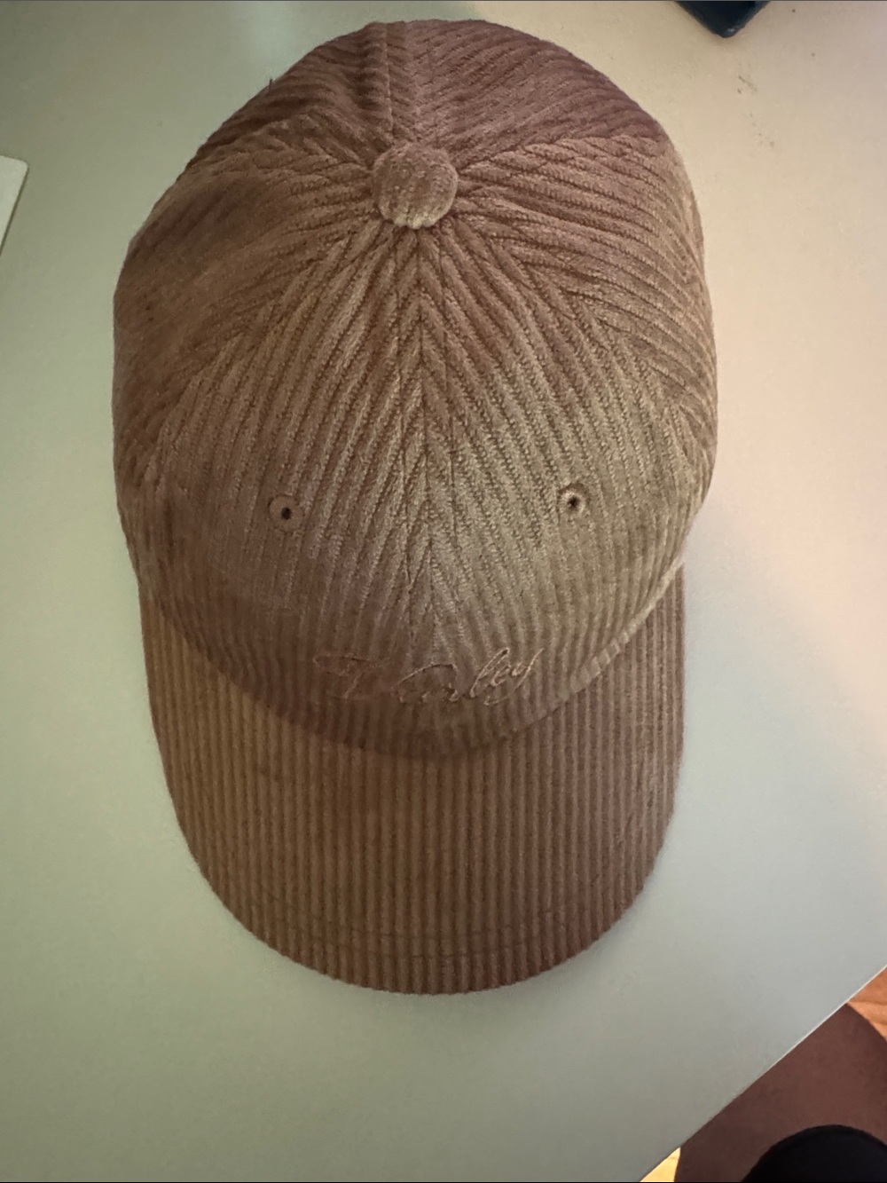 Varley Corduroy Baseball Cap - Brown